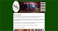Desktop Screenshot of laurelhighlandsleather.com